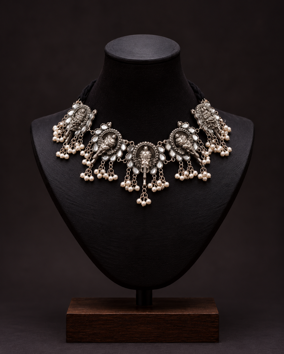 Izayra Oxidised Necklace