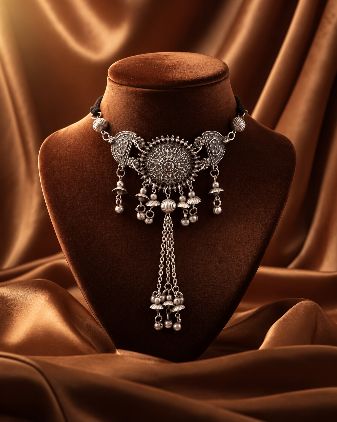 Aurevia Oxidised Necklace