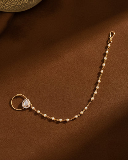 Pearl Anukrit Nath Non Pierced Nose Ring