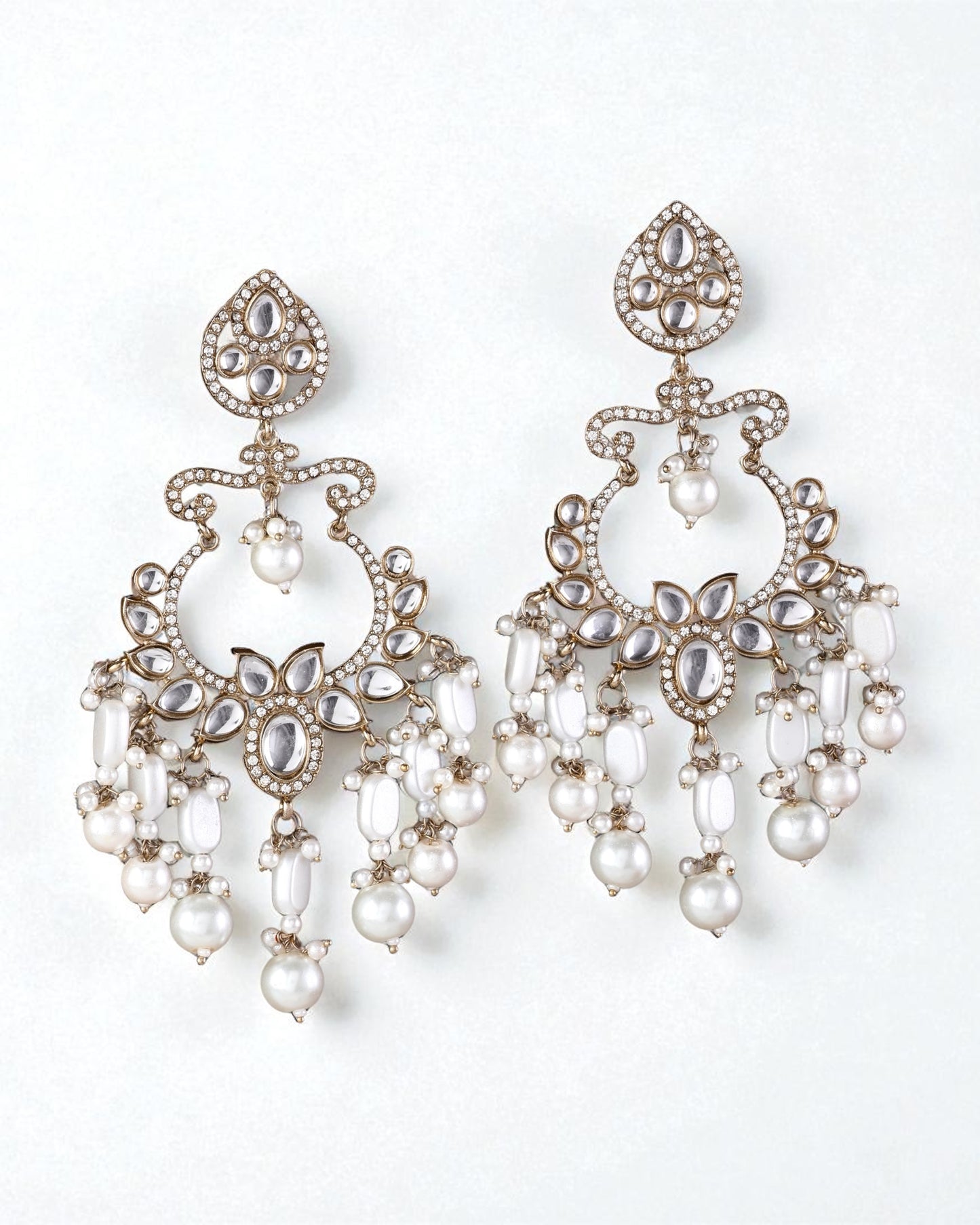 Pearl Rajveer Designer Chandbali Earring