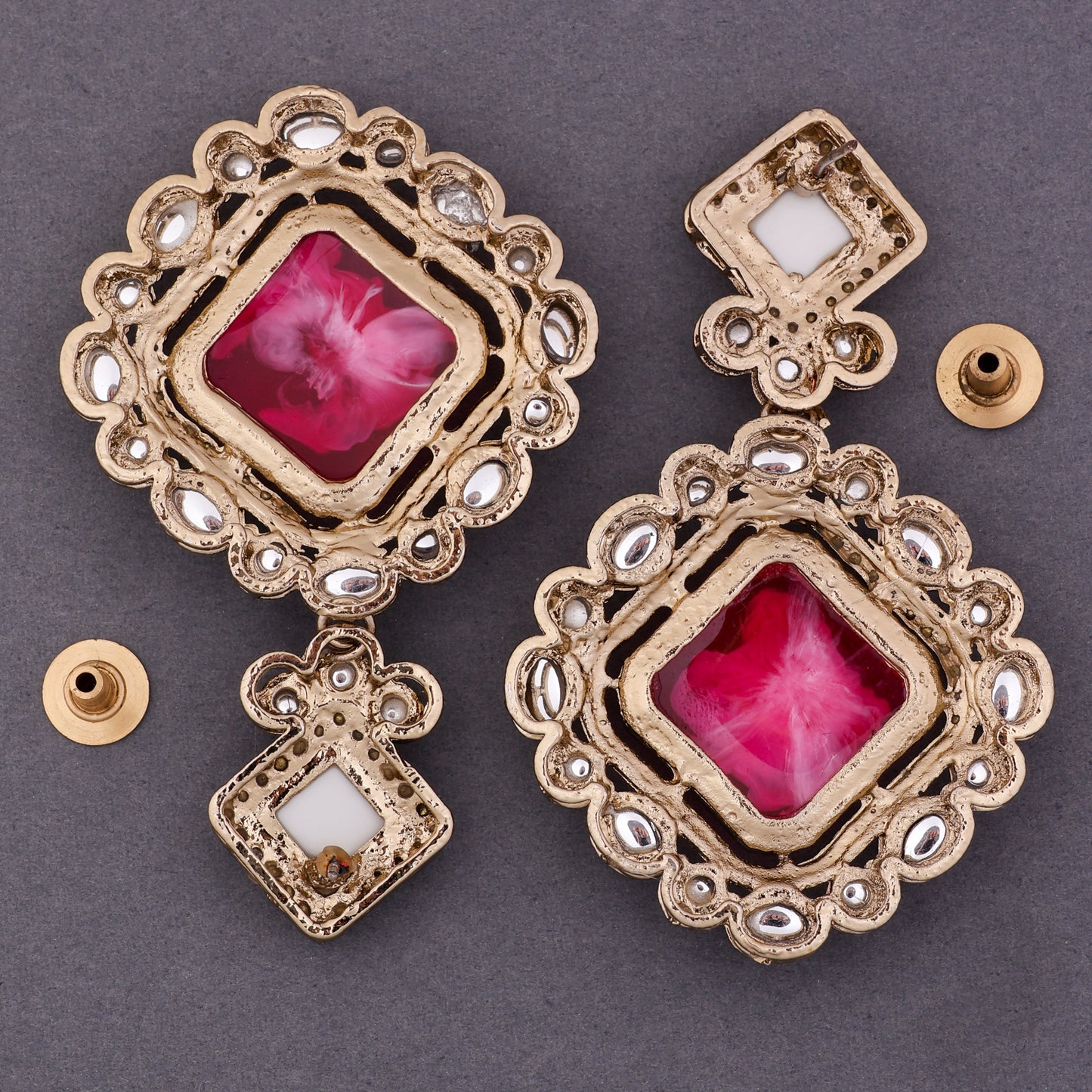 Pink Raashi Zircon Earring