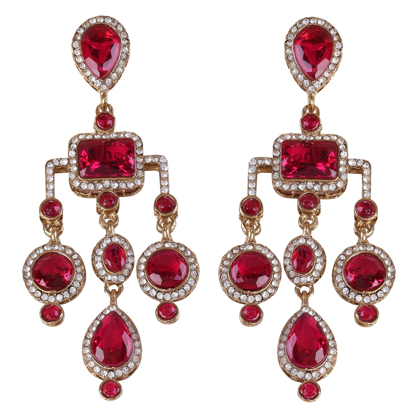 Pink Sachika Bollywood Inspired Designer Earring