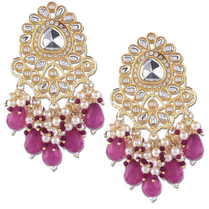 Purple Ayla Zircone Earring