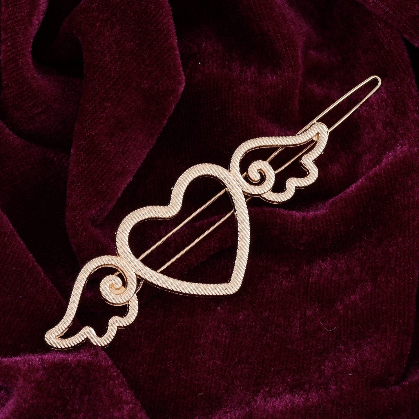 Quirky Hair Clip - Angel Heart