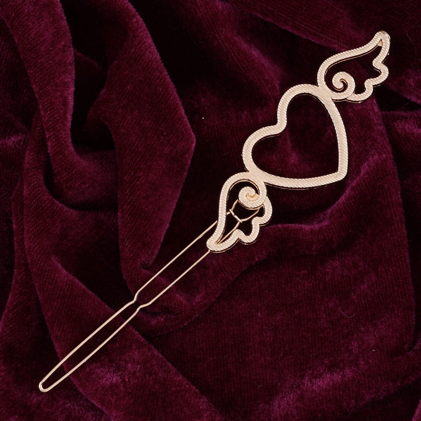 Quirky Hair Clip - Angel Heart