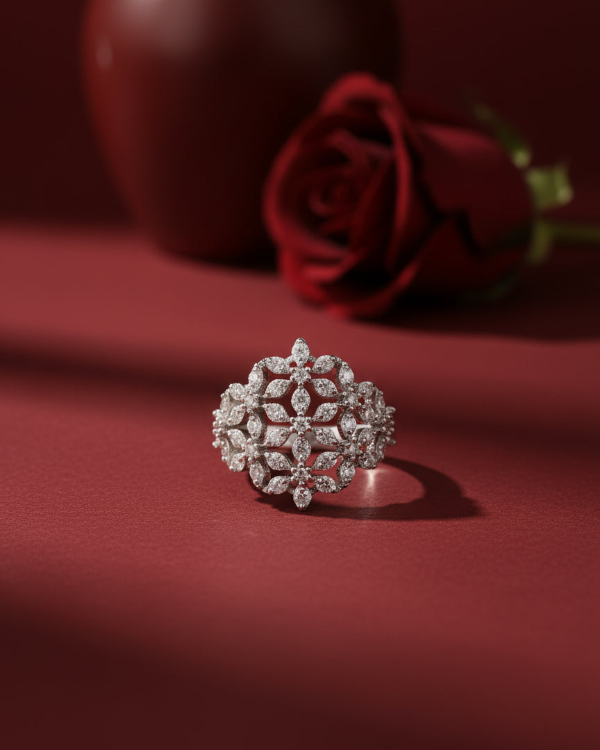 Harris American Diamond Ring with Box
