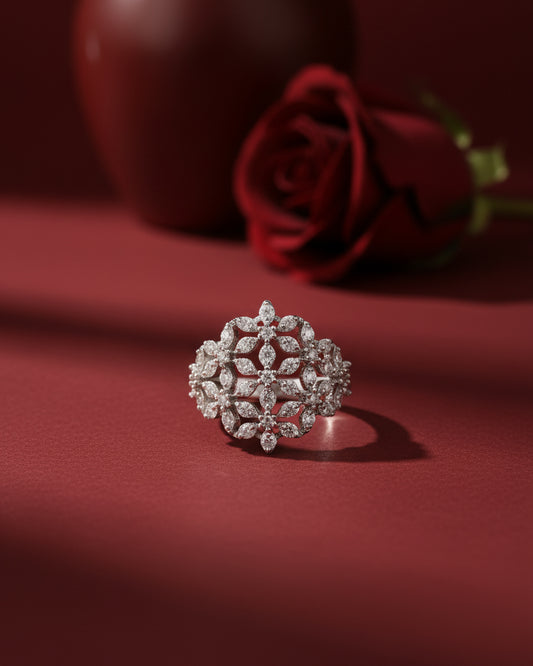Harris American Diamond Ring with Box