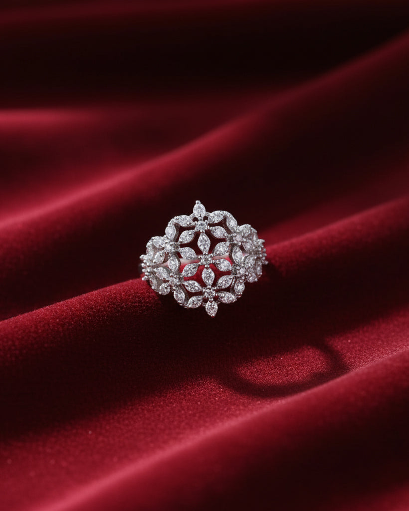 Harris American Diamond Ring with Box
