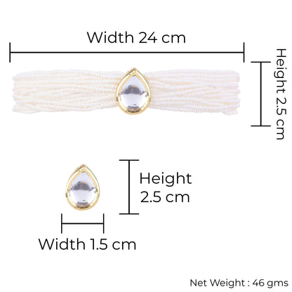 Shama Kundan Pearl Choker