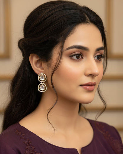 Ryna Polki Dupe Earring