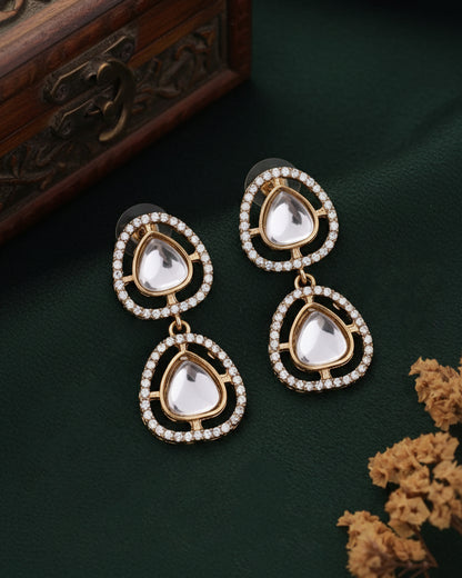 Ryna Polki Dupe Earring