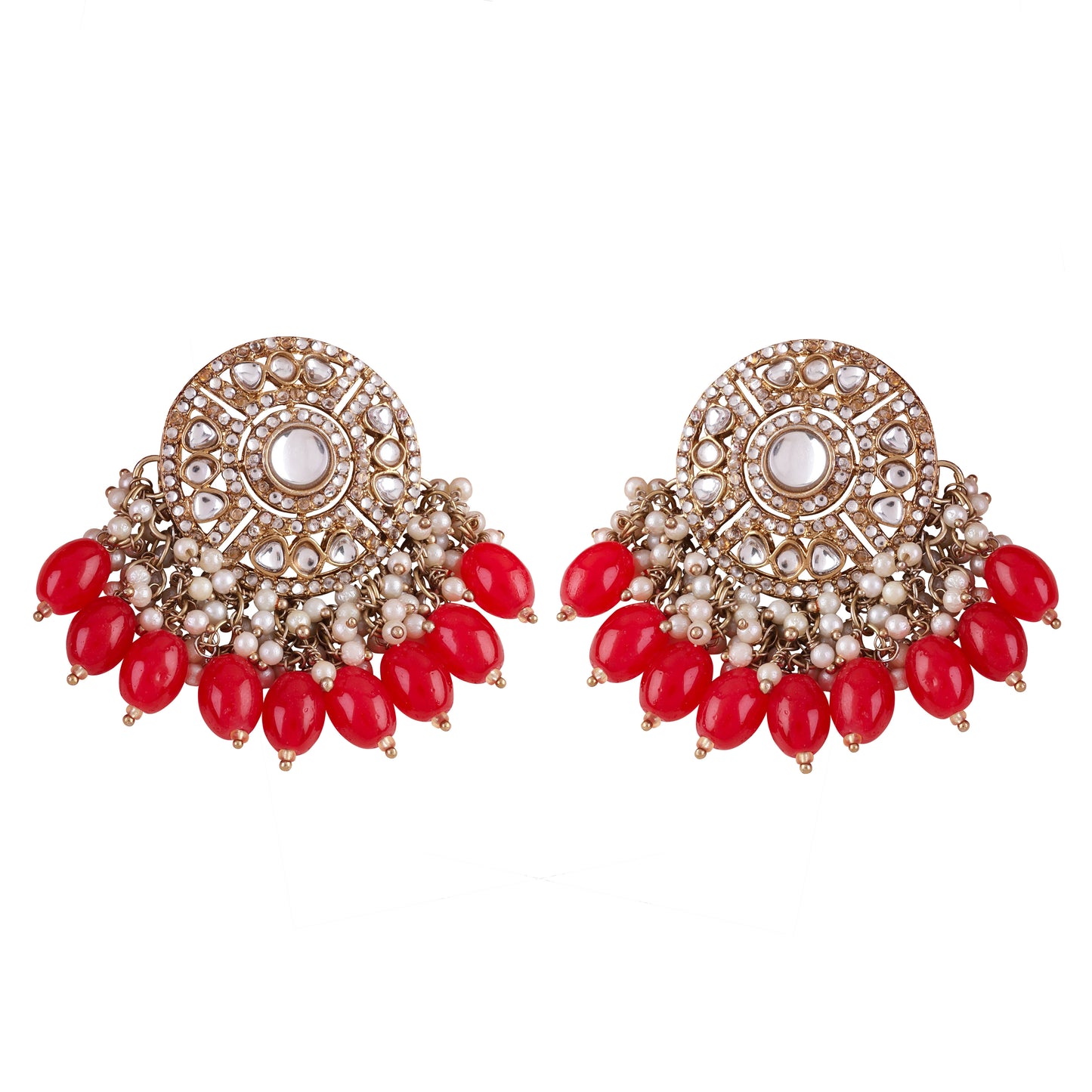 Red Malti Earring