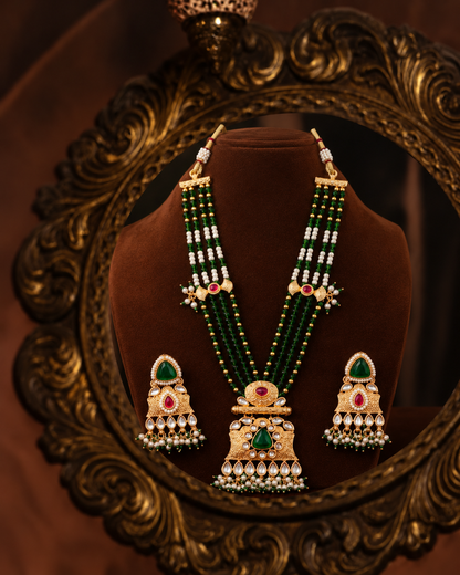 Purnima Rajwada Necklace Set with Earring