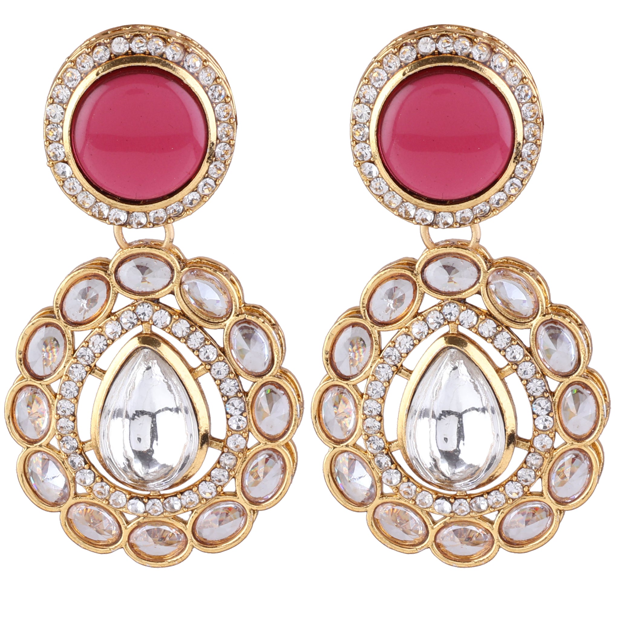 Ruby Oshini Designer Earring