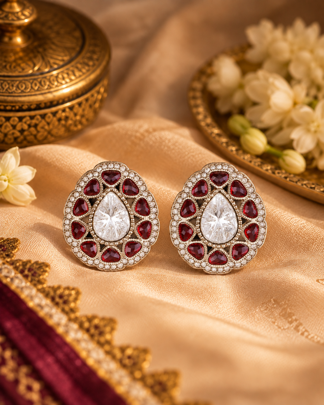 Ruby Ibadat Premium Designer Zircone Earring