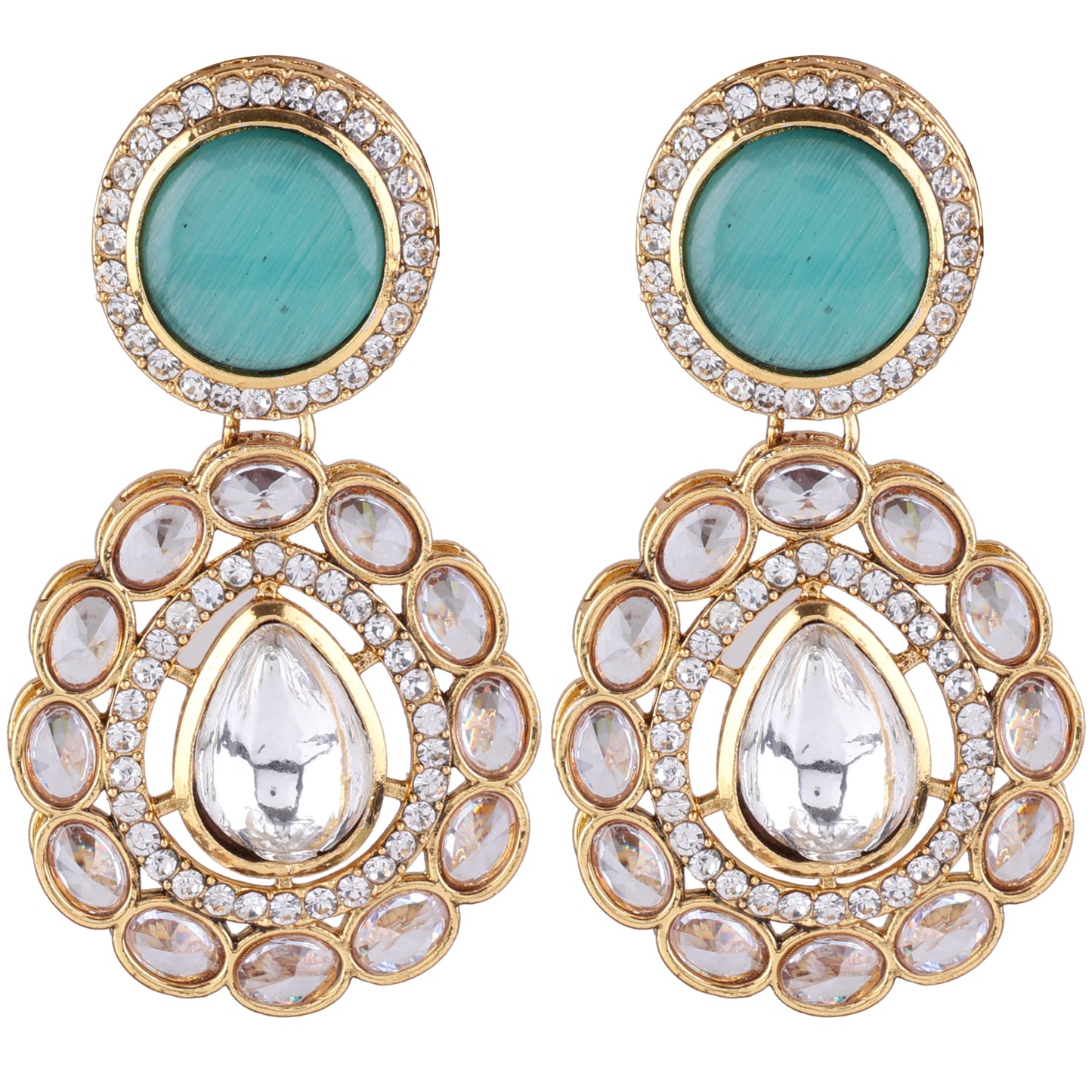 Sage Green Oshini Designer Earring