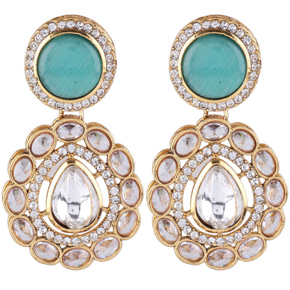 Sage Green Oshini Designer Earring