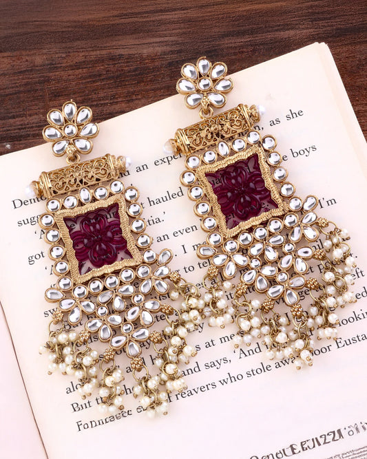 Pink Shyla Desginger Earring