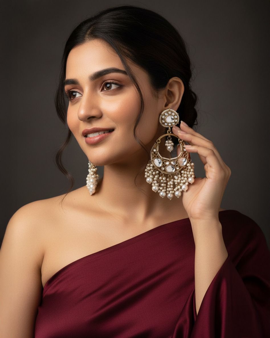 Sheen Premium Designer Statement Earring