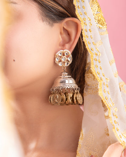 Keya Coin Jhumka Earring