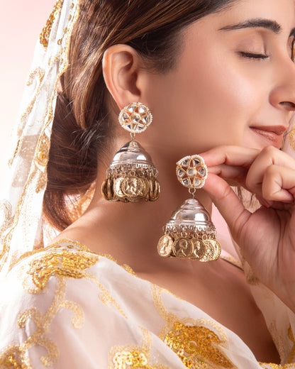 Keya Coin Jhumka Earring