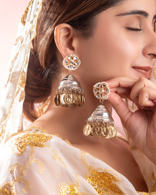 Keya Coin Jhumka Earring