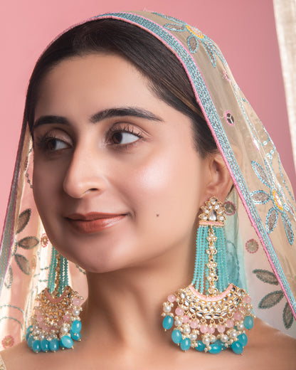 Turquoise Ishreet Chandbali