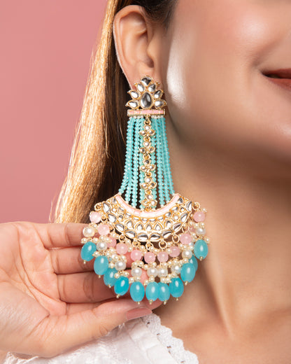 Turquoise Ishreet Chandbali