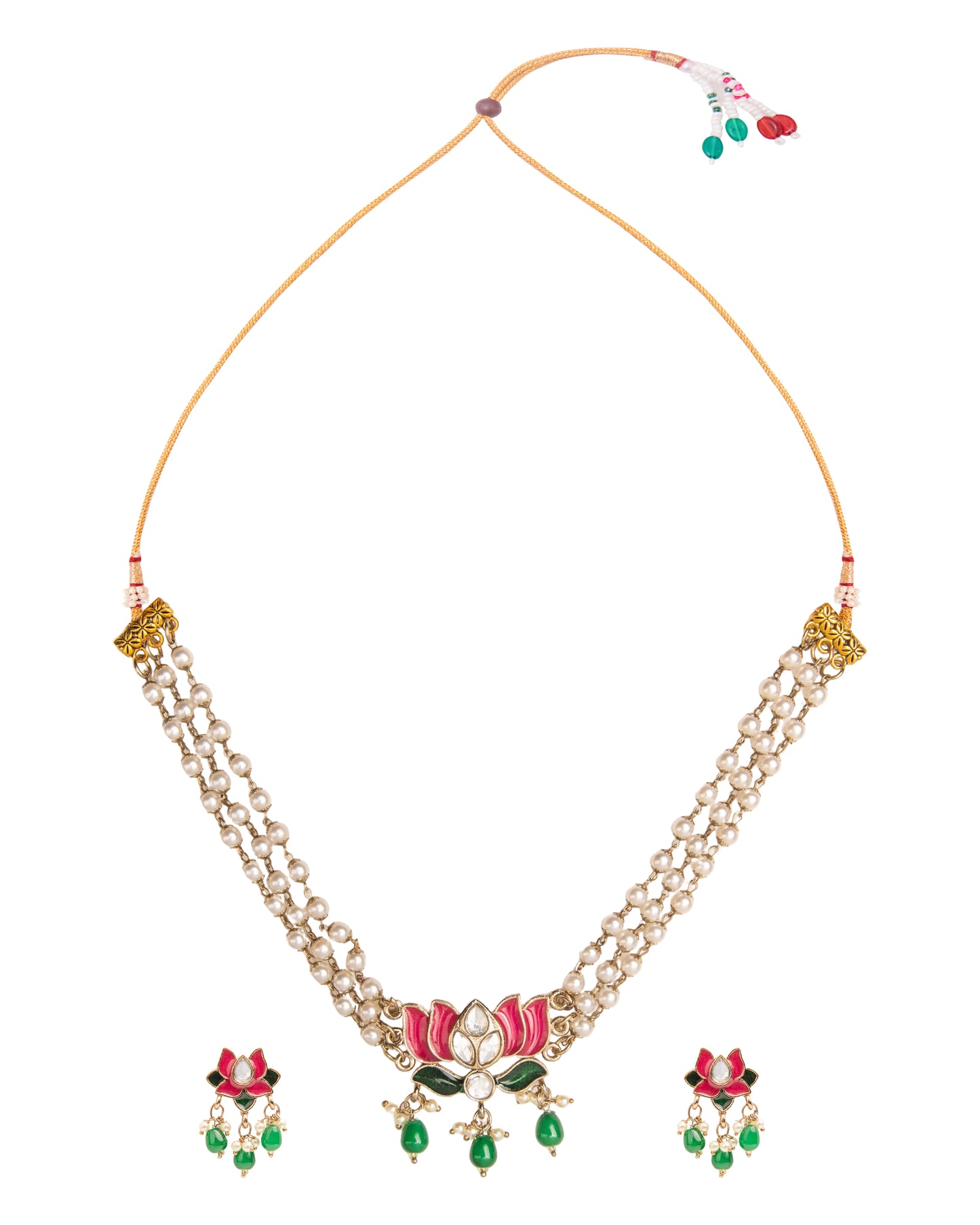 Green Ambika Choker Set