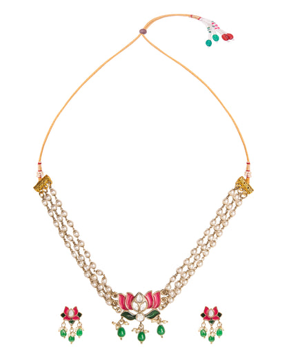 Green Ambika Choker Set