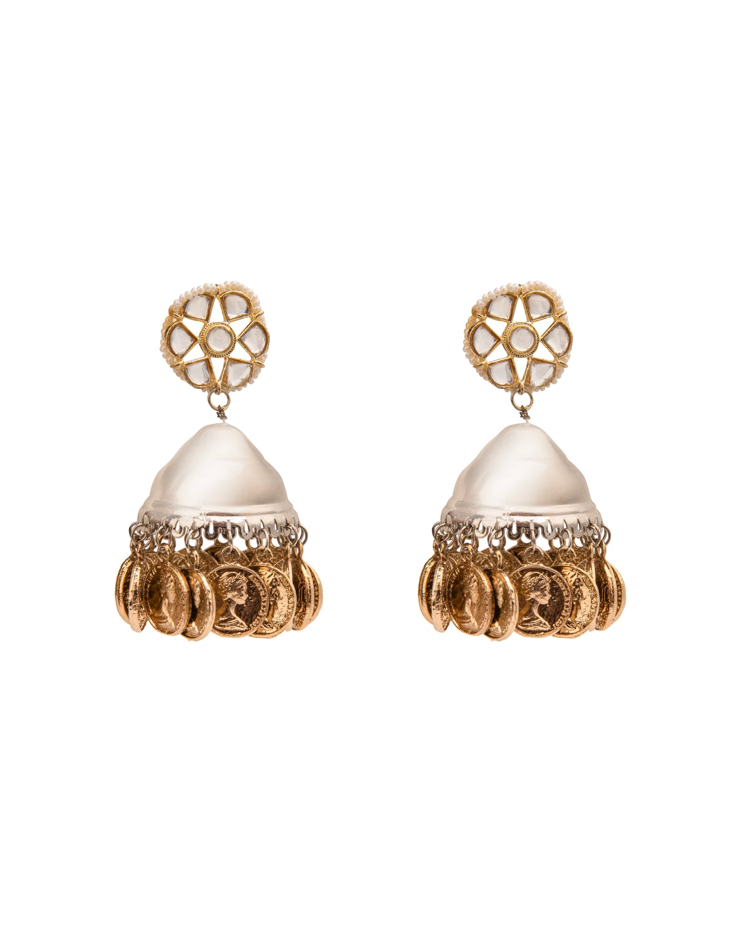 Keya Coin Jhumka Earring
