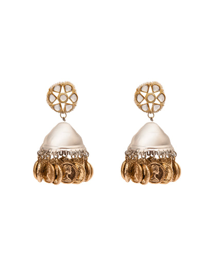 Keya Coin Jhumka Earring