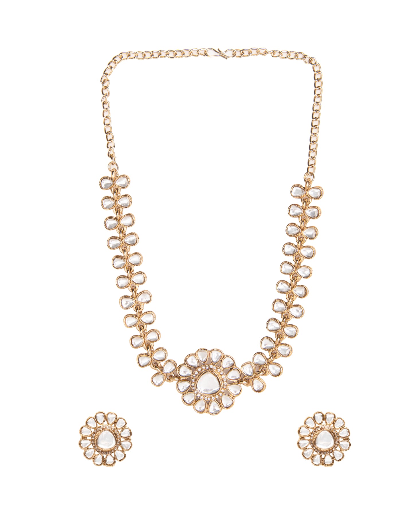 Eknoor Indo Western Necklace With Earrings