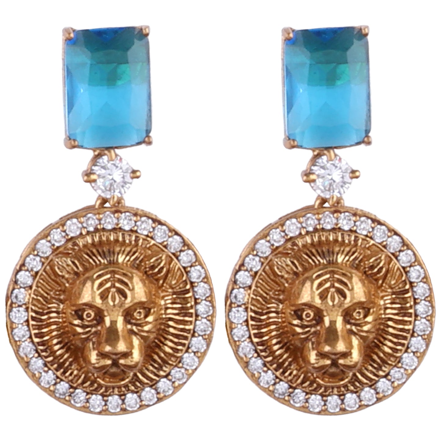 Turquoise Shriya Designer Earring