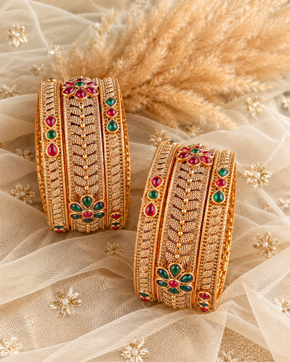 Swanandi Rajwada Lookalike Bangle Set