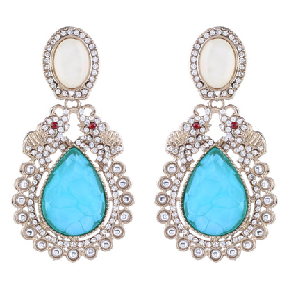 Turquoise Daniel Zircon Earring