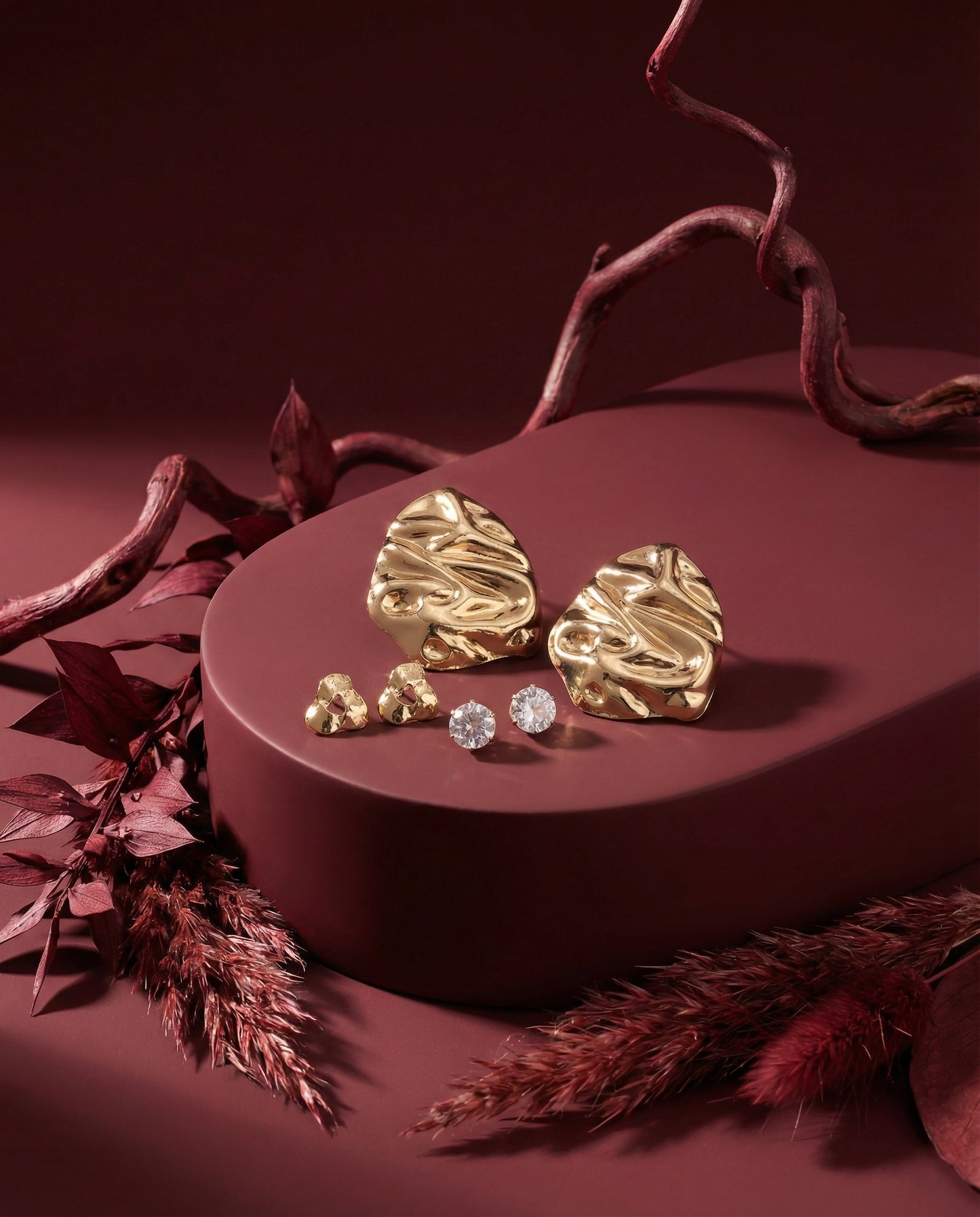 Somin Voguish Earring - Set of 3