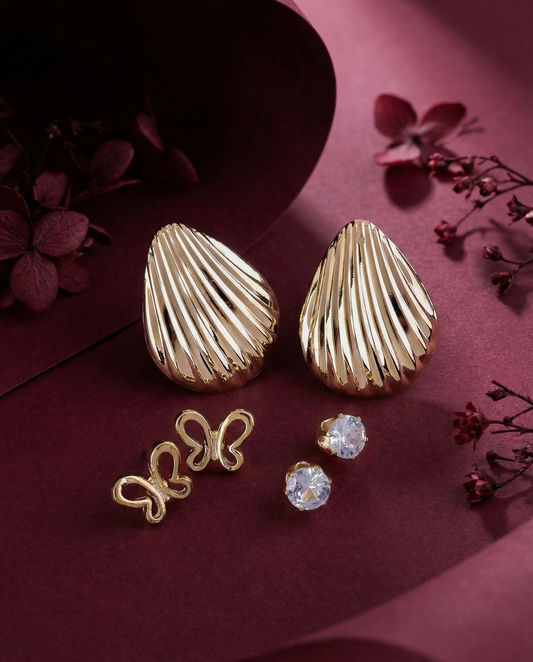 Yerin Voguish Earring - Set of 3