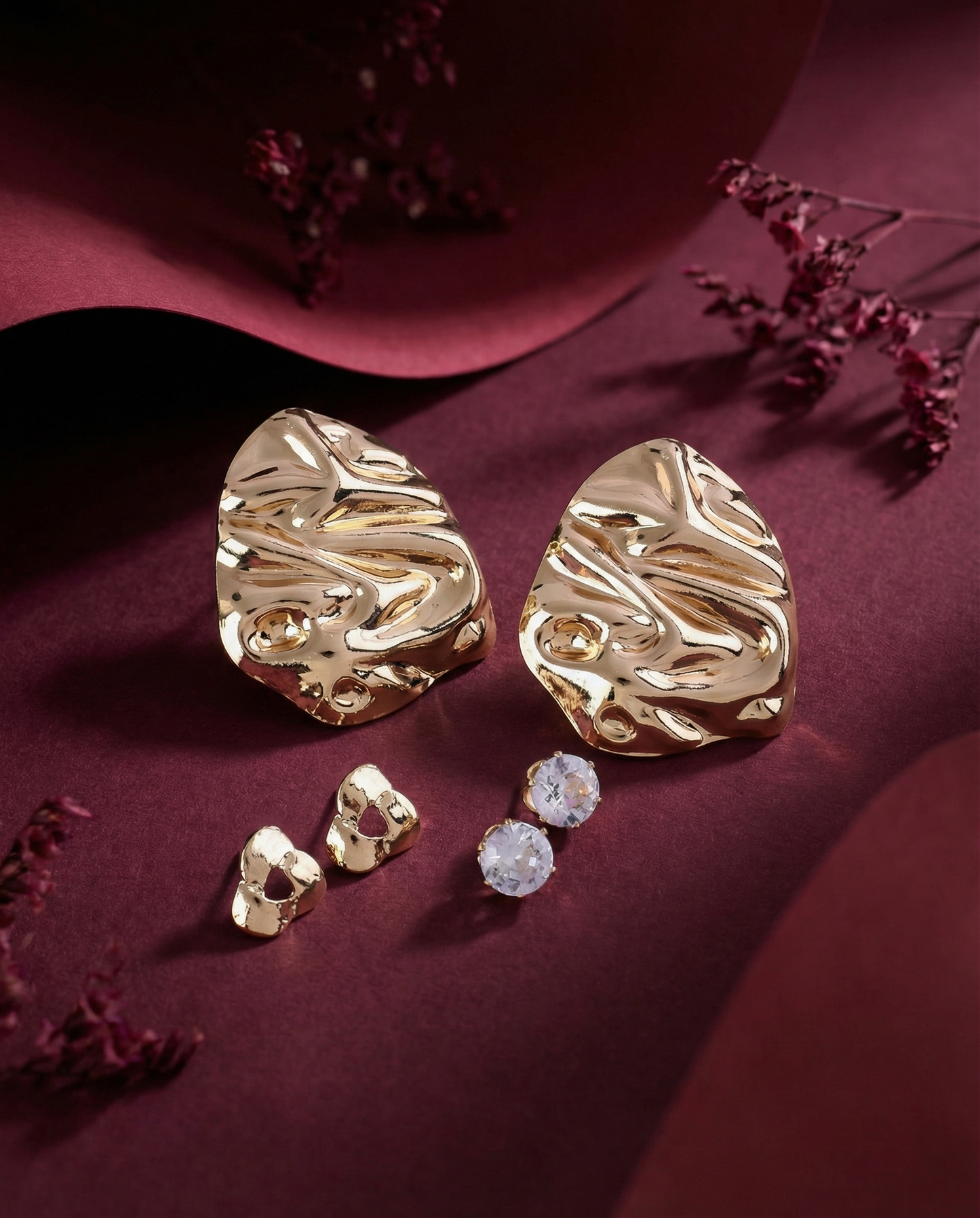 Somin Voguish Earring - Set of 3