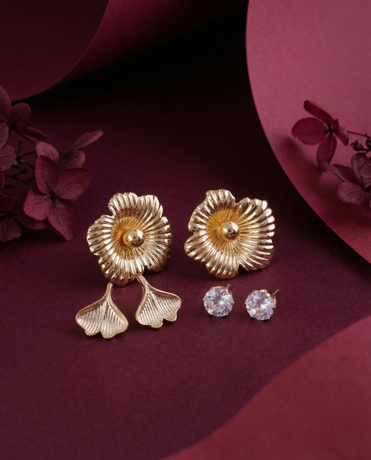 Jiyoon Voguish Earring - Set of 3