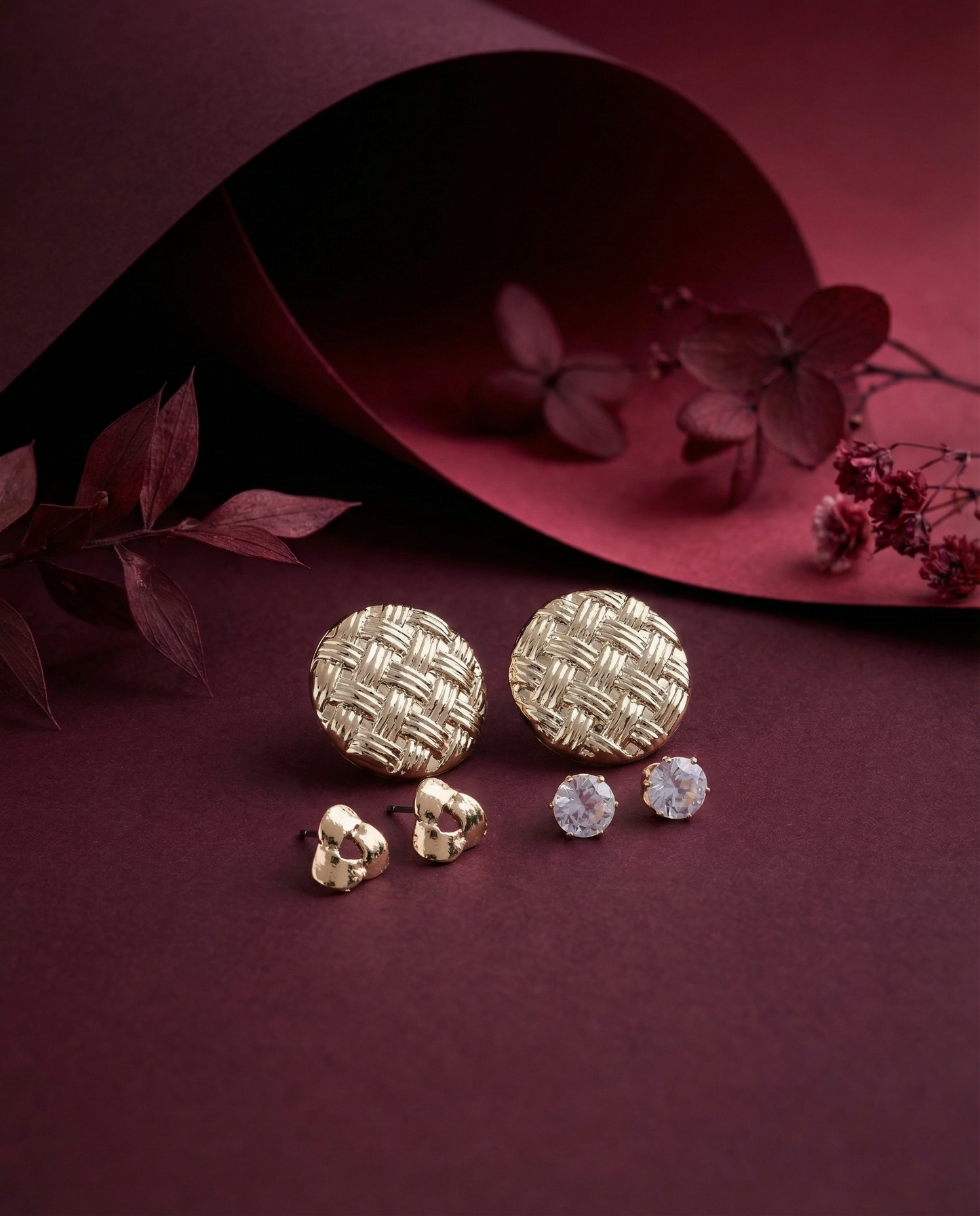 Minju Voguish Earring - Set of 3