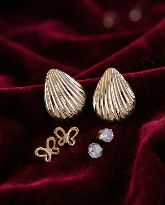 Yerin Voguish Earring - Set of 3