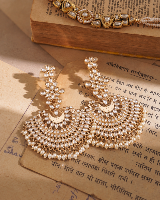 Ivory Keerat Bollywood Inspired Chandbali