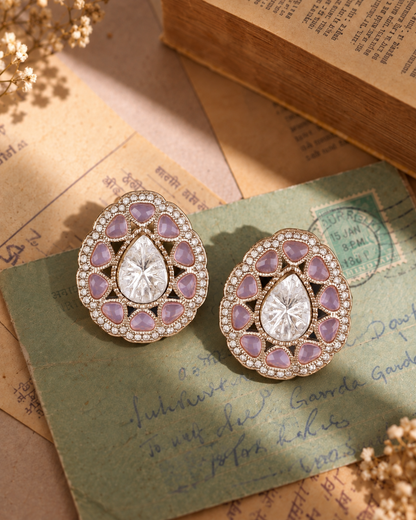 Blush Ibadat Premium Designer Zircone Earring