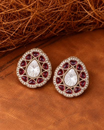 Ruby Ibadat Premium Designer Zircone Earring