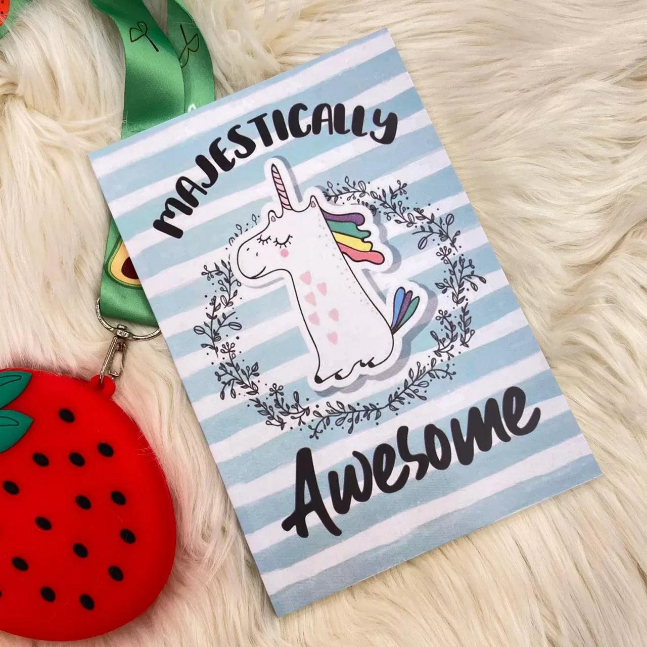 Majestically Awesome – Notebook