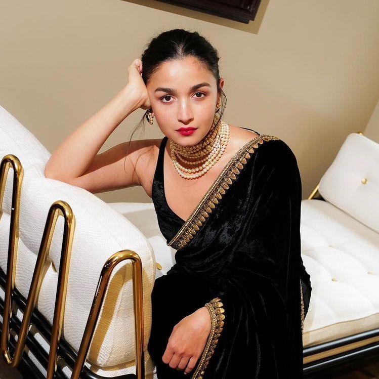 Raha Pearl Statement Necklace set with Stud inspired by Alia Bhatt