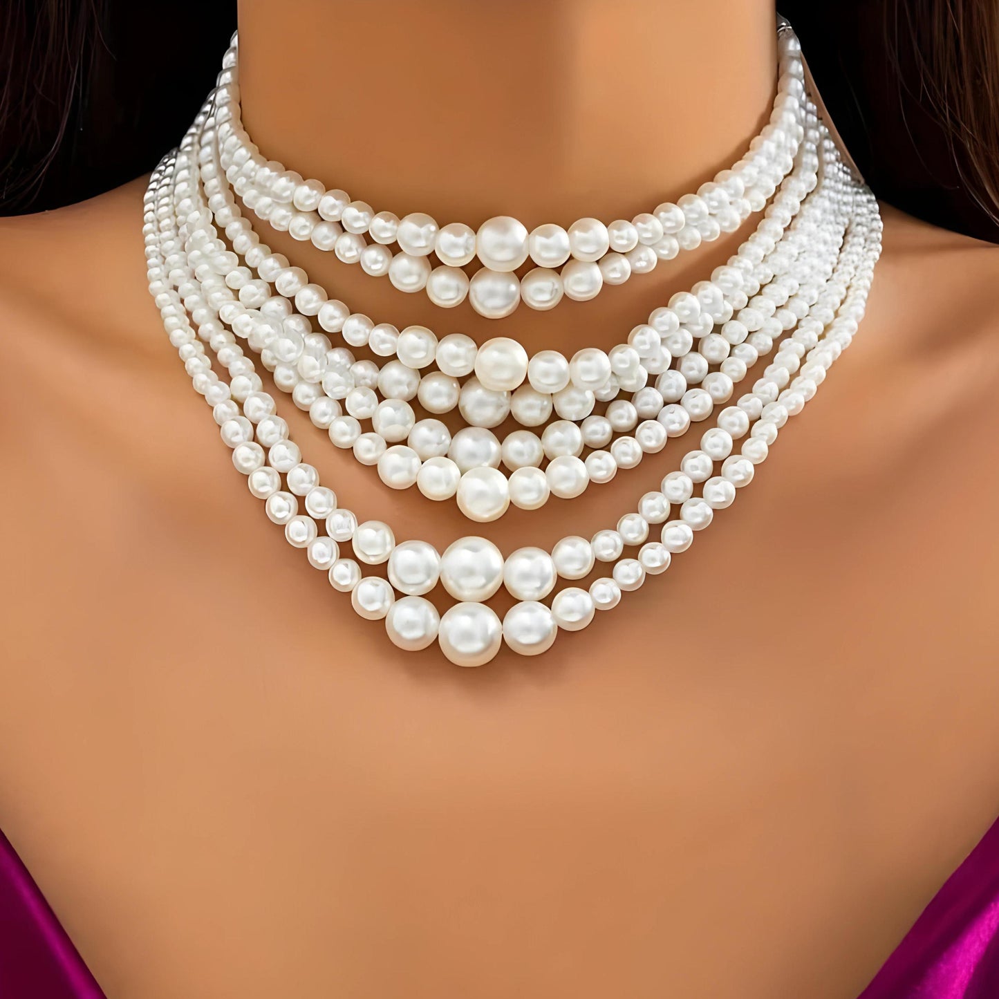 Nakshi Pearl Choker Inspired Alia Bhatt