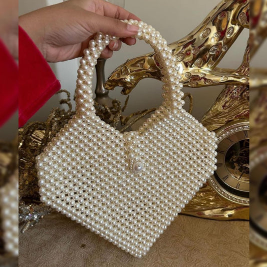 Pearl Heart Bag