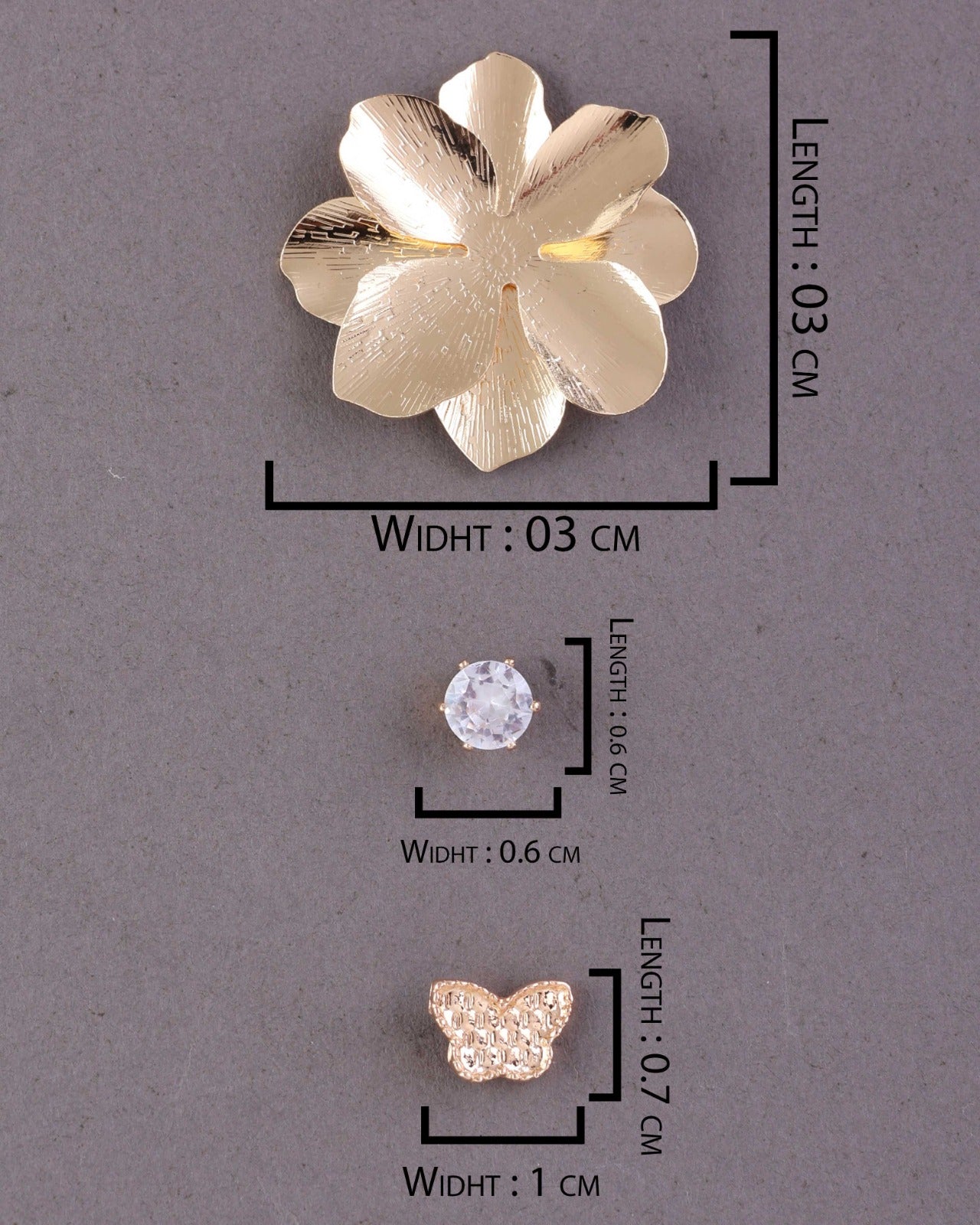 Sian Voguish Earring - Set of 3